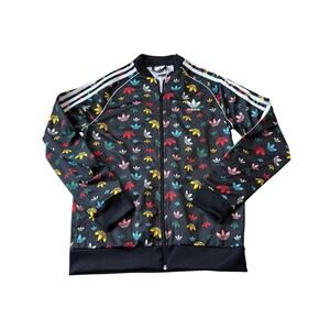 Adidas Girls Trefoil Superstar Track Jacket, size L (13-14)